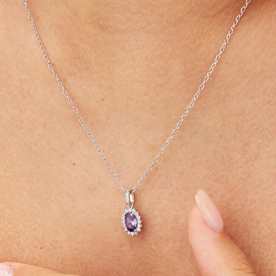 Stoli për qafore Brosway Fancy Maguc Purple FMP19, vjollcë