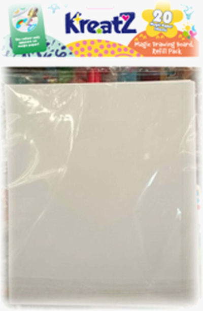 Set rimbushës letrash magjike Lil'Tot Magic Light Pen, 20 fletë, për KreatZ
