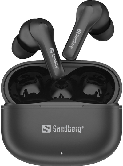 Kufje wireless Sandberg Play'n Go, Bluetooth, me kuti karikimi, të zeza