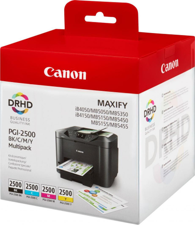 Set bojë printeri Canon PGI-2500, CMYK, origjinal