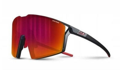 Syze sportive Julbo Edge, xhama fotokromikë Trivex, unisex, të zeza të kuqe