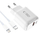 Karikues muri Tech-Protect NCA20, 20W PD QC3.0, me 2 porta USB-A edhe USB-C, i bardhë