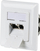 Prizë rrjeti EFB Elektronik CAT6a, 2 porta RJ45, e bardhë