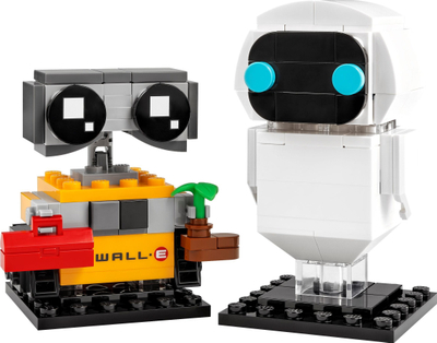 Set LEGO BrickHeadz Disney Pixar Eve edhe Wall E, figura për koleksion