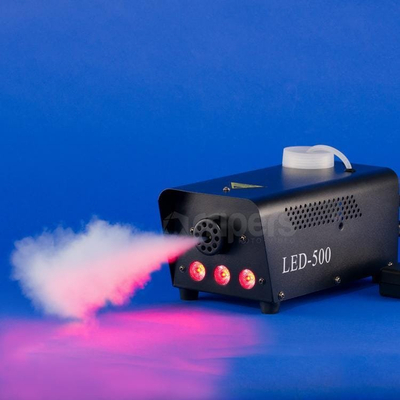 Makinë tymi Freepower Fogger LED 500W, e vogël, e zezë