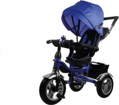 Tricikel PRO600, për kalamaj, me tenda, blu navy