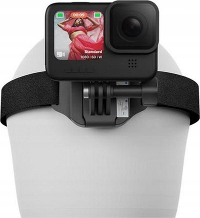 Rrip koke me kapëse kapelë TELESIN, për GoPro Hero 13 12 11 10 9 8 Insta360 DJI Osmo Action, i zi