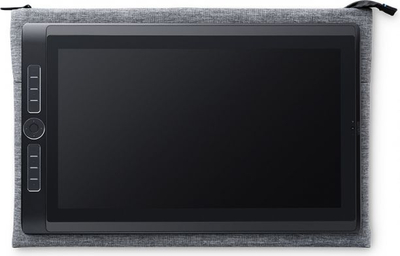 Çantë mbrojtëse Wacom Soft Case Large për tablet grafik, najlon kundra ujit, për Intuos Pro, Cintiq Pro, MobileStudio Pro, gri