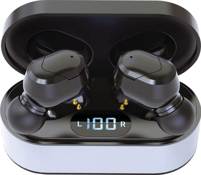 Dëgjuese Platinet Sport LED PM1050 Vibe, të zeza