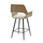 Stol bari Clipp 57,5x53x98Hcm (HM9987.02), zezë