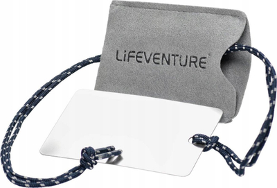 Pasqyrë udhëtimi Lifeventure Unbreakable, inoksi, e pathyeshme, gri