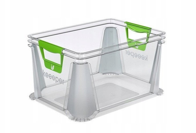 Kuti plastike Keeeper 1006600100000, 20L, transparente