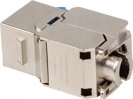 Modul keystone RJ45 Cat6 FTP, pa vegla, i bardhë