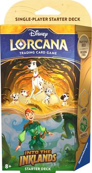 Kuletë lojë Disney Lorcana Into the Inklands Amber and Emerald, 60 letra, Starter Deck