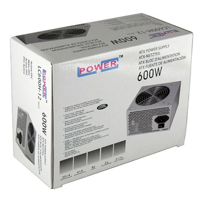 Furnizues energjie LC-Power LC600H-12, 600W, ventilator 120mm, i zi