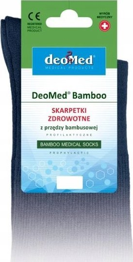 Çorape mjekësore DeoMed Bamboo, bambus, nr. 35-38, blu e errët