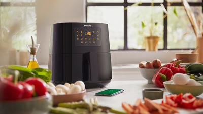 Fritezë ajri Philips HD9255/30, 4.1L, 13 funksione, e zezë