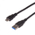 Kabllo Akyga USB A - USB C (AK-USB-15), 1m, e zezë