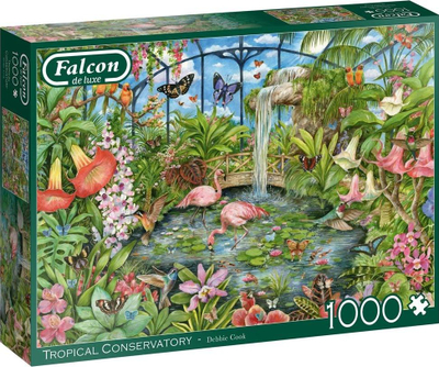 Puzzle Falcon De Luxe Tropical Conservatory, 1000 copa, shumëngjyrësh