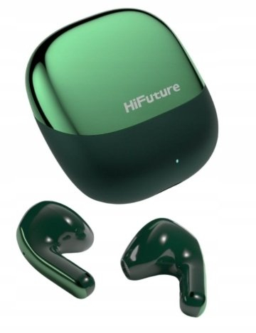 Kufje HiFuture ChromeBuds, true wireless, me kuti karikimi, jeshile