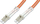 Kabllo rrjeti Digitus Fiber Optic FO MM 50/125 OM2 LC-LC dplx 3m, portokalli