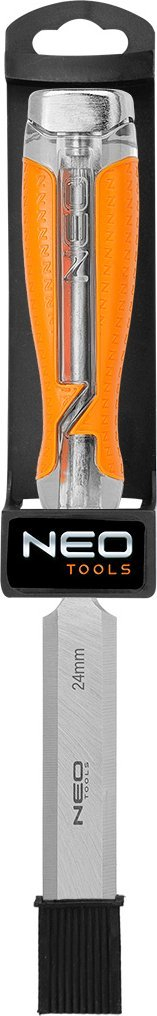 Daltë druri Neo Tools, 24 mm, çelik CrV, dorezë dykomponentëshe portokalli