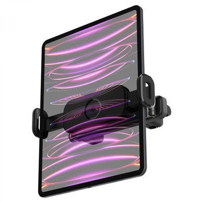 Mbajtës tableti për makinë Spigen OneTap UTS45, universal deri 12.9", rrotullim 360°, i zi