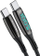 Kabllo USB BlitzWolf BW-TC23, USB-C në USB-C, 0.9m, 100W, e zezë