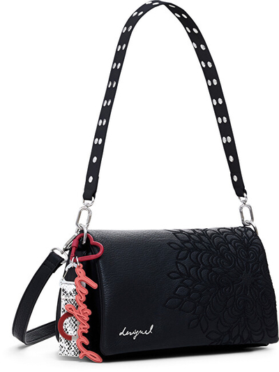 Çantë krahu për femra Desigual Sierra Naron Medium, e zezë