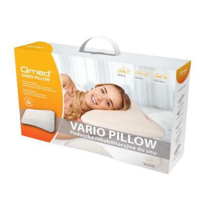 Jastëk ortopedik VARIO PILLOW, shkumë PU, ergonomik, i bardhë