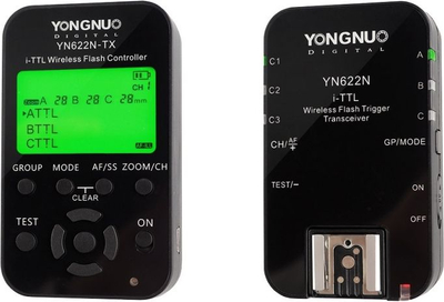 Тригeр блиц Yongnuo YN-622N-KIT, TTL безжичен 2.4GHz, за Nikon