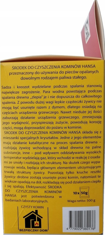Pastrues oxhaku Hansa Powder, pluhur, 10 qese nga 50g