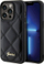 Këllëf telefoni Guess GUHCP15LPSQSQSK për iPhone 15 Pro 6.1\", me qepje quilted, i zi