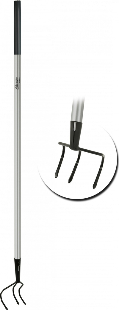Trident për kopsht Dedra Garden, me dorezë metalike, 128 cm i gjatë