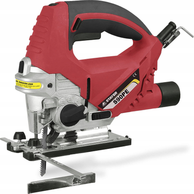 Sharrë vertikale STAYER Jigsaw S 90 PE, 800W, me lazer, e kuqe