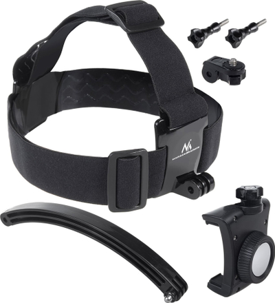 Shirit koke me mbajtës telefoni Maclean MC-447, boom 20 cm, universal 55–85 mm, i zi