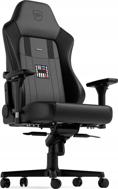 Karrige gaming noblechairs HERO Darth Vader Edition, ergonomike, lëkurë PU, e zezë