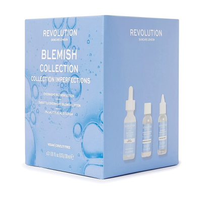 Set për fytyrë Revolution Skincare Blemish Collection, 3 x 30ml