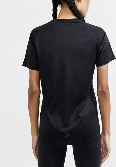 Bluzë sportive Craft Core Unity Logo Tee W, 100% poliester, e bardhë