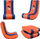 Karrige gaming Subsonic Junior Rock'n Seat Dragon Ball Z, ergonomike, palosëse, portokalli blu