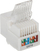 Keystone connector FX, RJ45 Cat6, quick connector Krone, i bardhë