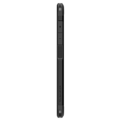 Kapak telefoni Spigen Tough Armor për Samsung Galaxy S24, me këmbë mbajtëse, shkon me karikim wireless, i zi
