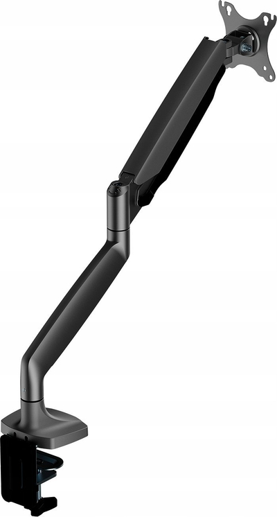 Krah tavoline për monitor Spacetronik SPA S110B, 17"-45", me porta USB A edhe USB C, i zi