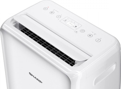 Thajse ajri Sharp UD-P20E-W, 20 L/ditë, depozitë 3.8 L, i bardhë