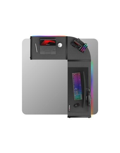 Tavolinë lojërash Huzaro Hero 6.0, RGB LED, e zezë