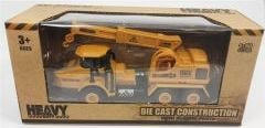 Lodër vinç ndërtimi Daffi Metal Crane, shkalla 1:50, metal, shumëngjyrësh