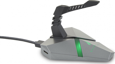 Mbajtëse kabllo gaming SureFire Axis, hub USB 3.2, RGB, e zezë