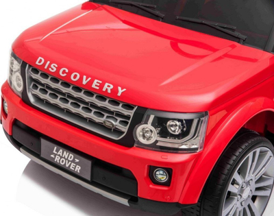 Makine elektrike per femije Ramiz Land Rover Discovery, telekomande, targe dekorative, e kuqe