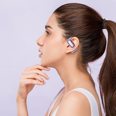 Kufje wireless Hoco EA6, Bluetooth 5.4, 6 orë përdorim, vjollcë