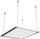 Panel LED për tavan INOXX PAN36W120/30, 120x30cm, 36W 6000K, me kornizë të zezë